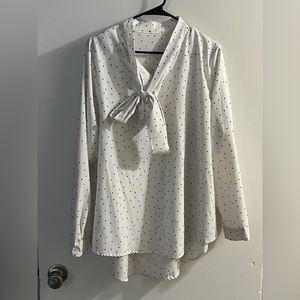 Polka dot work shirt